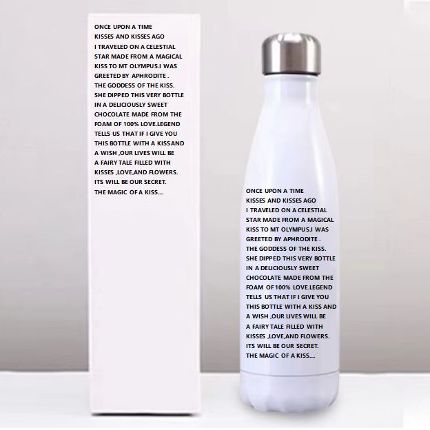THE KISS BOTTLE (READ MY BACK)