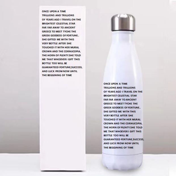 THE MONEY BOTTLE (READ MY BACK)